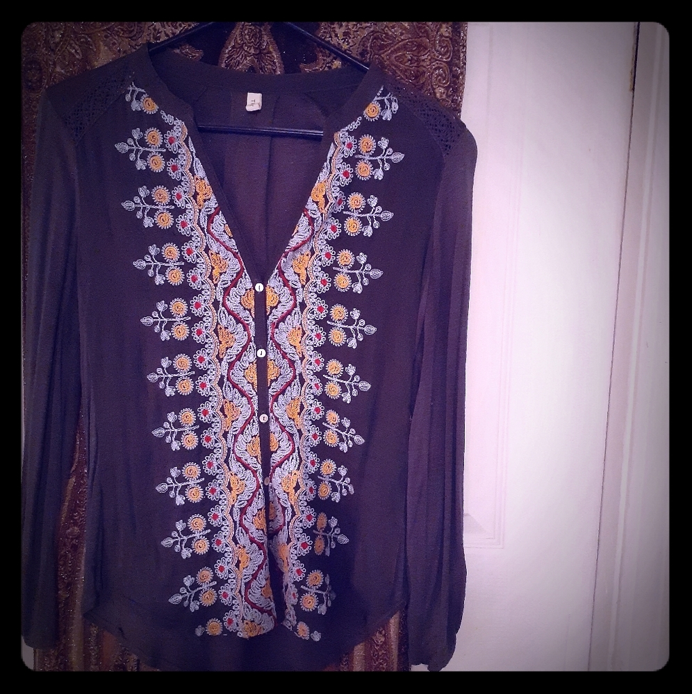 Embroidered blouse